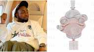 After years of mockery, Davido finally commissions multimillion naira frog-styled pendant