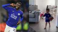 Adorable moment 2-year-old Leicester City fan chants Wilfred Ndidi name (video)