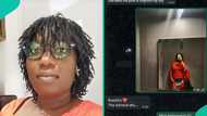 Lady posts what man said about her stomach after asking her for picture, screenshot of chat trends