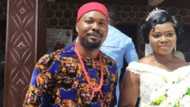 Nigerian man shows up for his church wedding in full traditional outfit, Nigerians react