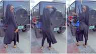 Where she dey see this money: Reactions as Mercy Eke flaunts new G-Wagon with customised plate number