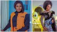 Yoruba movie actress Mo Bimpe dazzles in gorgeous black and white asoebi look