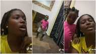Young lady sings Mavin's song in video, baby dances to her sweet voice before collecting her phone