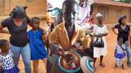 Little boy whose photo went viral for eating fufu in school gets sponsorship, he's about to relocate to Canada