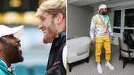 Serious tension as Floyd Mayweather gets in war of words with Logan Paul’s brother Jake