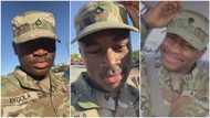 Nigerian man gets promotion in US Army, says his salary increased, many react (photo)