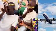 Man flying for the first time on an aeroplane screams in fear, funny video stirs reactions