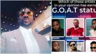 Blackface sparks reactions as he claims he is the GOAT ahead of Wizkid, Olamide, Davido and others