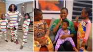 Factory reset: Actress Mercy Johnson wears pity face as two of her children land her 'hot' slaps in video