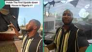 Video shows inside Lagos house built upside down, its master's bedroom and dining room are upturned