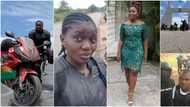 Meet the Nigerian lady who just rode a bike from Lagos to Abuja for 13 hours, here's what she says of her experience (photos)