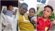 Young man who found baby by roadside 4 years ago sends kid to school, shares his transformation photos