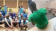 Emotional moment a Nigerian man regains freedom after losing one leg, spending 5 years in jail for crime he didn't commit (see photos)