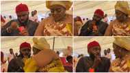 Moment Rita Edochie slapped colleague Longinus for licking cup of ice cream with hand at public event