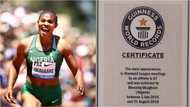Jubilation as Nigerian athlete overtakes Usain Bolt in Diamond League appearances, receives Guiness World Record award