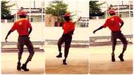 "Who was looking at his shoes?": Young fuel attendant dances on oversized boots, makes cool moves