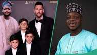 "Seeing u again after 15 years": Cute Abiola shares photo with Messi as footballer wins Ballon d'Or