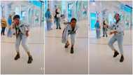 Buga still trending: Young lady dances to Kizz Daniel's song, makes oyinbo man lose focus in video