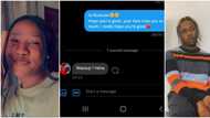 'Omg he replied': Female fan ecstatic, shares screenshot of Runtown's reply after she checked up on him