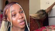 "Send it back immediately": Lady disappointed as she shares video of gift her uncle sent from abroad
