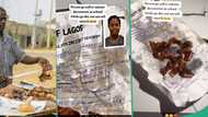 Meat seller uses UNILAG student's passport and document to wrap suya, video gets Nigerians talking