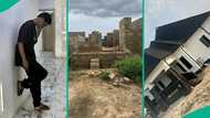 Congratulations pour in as video shows Nigerian man's newly completed bungalow