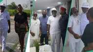 "I don't want to die young": Kanayo O Kanayo introduces his new wife to Jibola Dabo and Segun Arinze