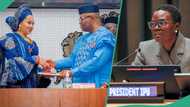 Akpabio: UN parliament speaks on Natasha's allegation, suspension, video trends