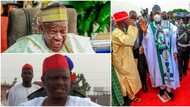 Ganduje reveals why he stepped on Kwankwaso’s poster, faces harsh criticisms