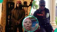Charly Boy visits Olamide Baddo bus stop after it was renamed after rapper, "E really pain this man"