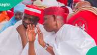 "Kun yi kadan," Gwamna Abba ya aika sako ga masu son hada shi fada da Kwankwaso