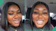 Fine lady shares how she uses her beauty to enter filling station to buy fuel without joining queue
