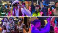 BBNaija: Lovely moments from Saturday party as Housemates go back in time, rock old-school outfits