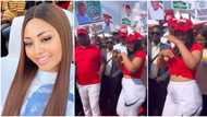 2023: Regina Daniels & hubby Ned Nwoko show off dance moves during political campaign in Delta, video trends