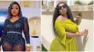Actress Anita Joseph puts curves on display in form-fitting dress as she steps out for movie premiere