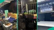 Lady who sells noodles by roadside builds shop, buys deep freezer: "I struggled to achieve this"