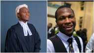 Big celebrations for this young man as he emerged best student at Nigerian Law School (photos)