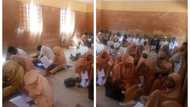 Hotunan dalibai a jihar Kaduna suna zana jarabawar NECO a kasa sun bayyana