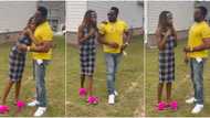 Reactions as actor Bolanle Ninalowo shares cute video of himself and teenage daughter settling their "beef"
