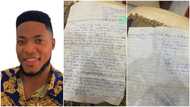 Love was real then: Reactions as Nigerian man stumbles on apology letter mother wrote his dad in 1993