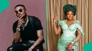 Wizkid shares Funke Akindele's photo in movie, actress does same, fans react: "Real recognizes real"