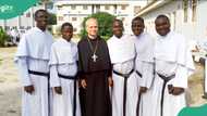 Pope Leo XIV: Billionaire Otedola shares photo of New Pontiff in Nigeria, Explains Why He Visited