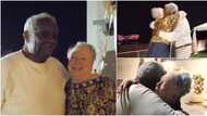 Video captures emotional moment couple hug tightly while celebrating their 60th wedding anniversary