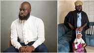 "We will arrest you": Lasisi Elenu's Father's Day picture with daughter stirs reactions from Sabinus, others