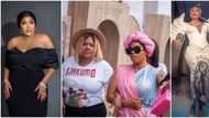 Ijakumo: Toyin Abraham calls her Friend Toyin Lawani ‘Ode’ as she attends her movie premiere