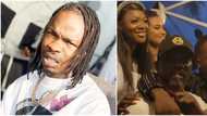 Rapper Naira Marley hangs out with fuji musician Pasuma, actress Bisi Ibidapo-Obe