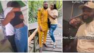 "He is a prayer warrior": Older lady dating a younger Nigerian man flaunts him in cute video, says he's quiet