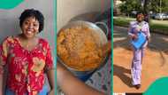 Nigerian lady who is going for SIWES defence cooks food for her lecturers, video trends online
