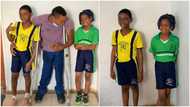 Physically challenged man surprises parents of 2 kids, pays their school fees when they are not expecting it