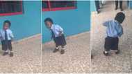 Nigerian man shocked as his son didn't cry on 1st day in school, here's what little boy did that got many talking